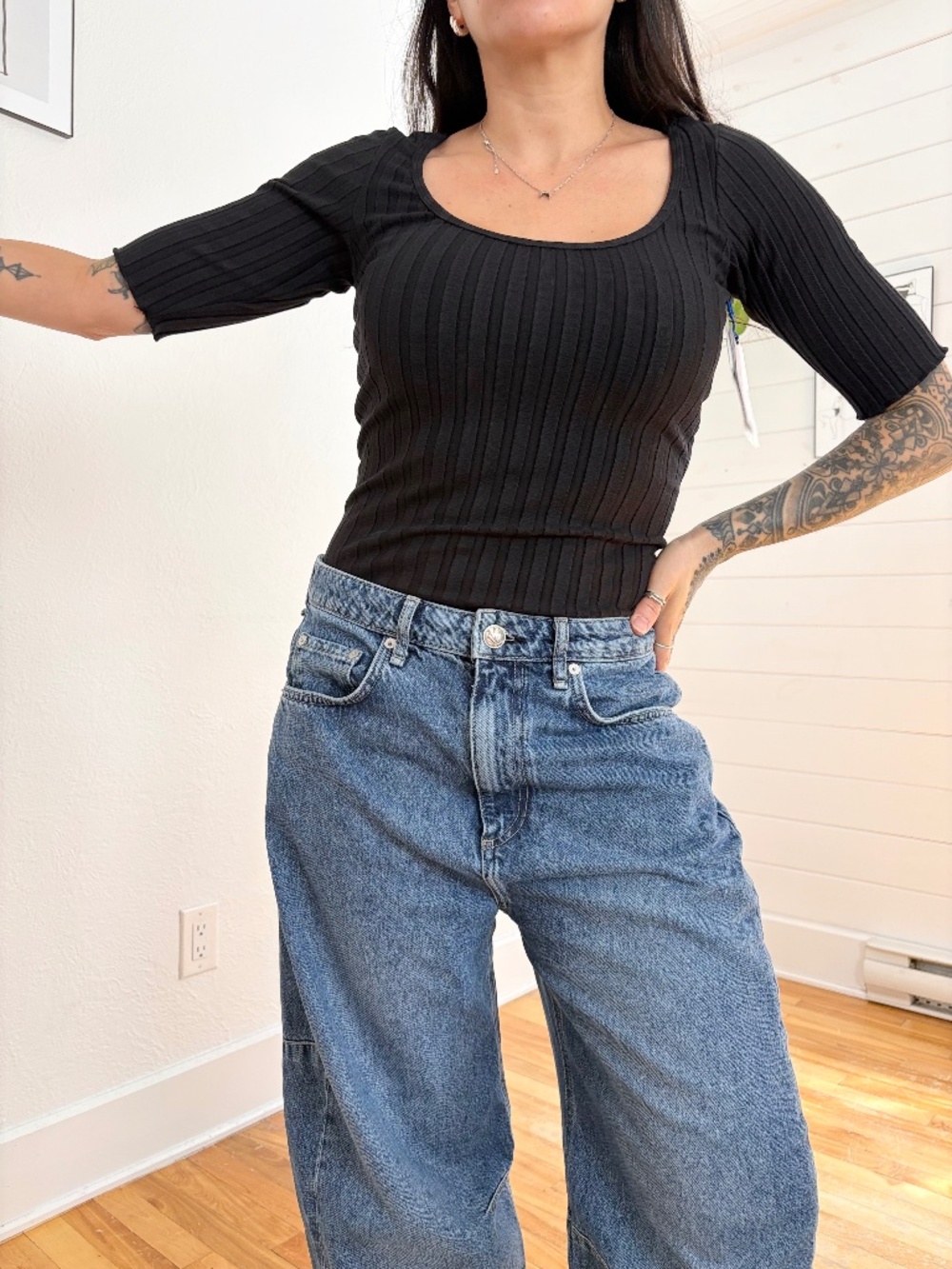 Simon Miller rib Vista scoop neck tee